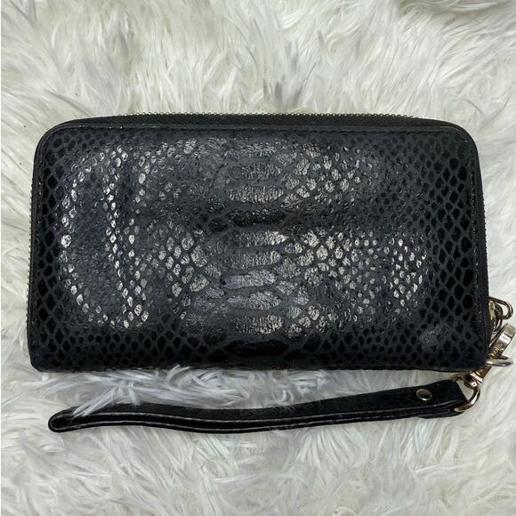 MICHAEL KORS est 1981 Python Embossed Patent Wallet - Picture 3 of 9